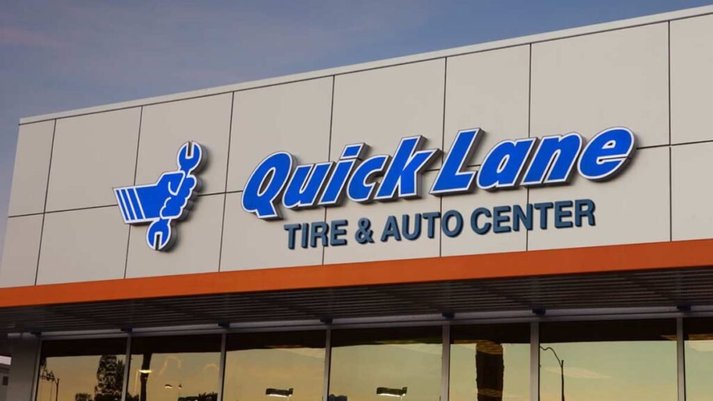 Quick Lane Tire and Auto Center.