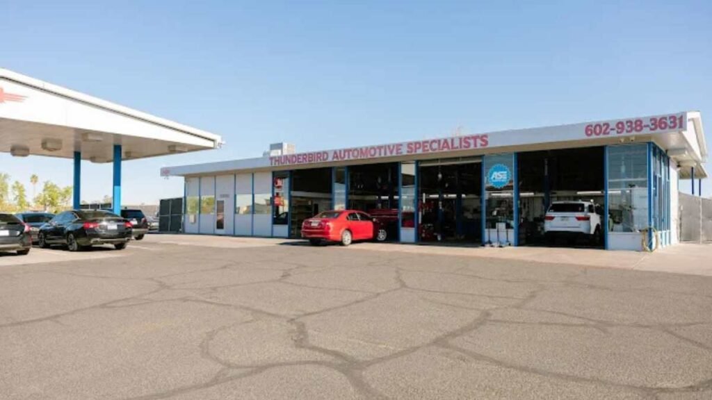 Thunderbird Automotive Specialists.