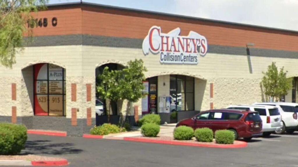 Chaney's Collision Centers Surprise Auto Body Shop.