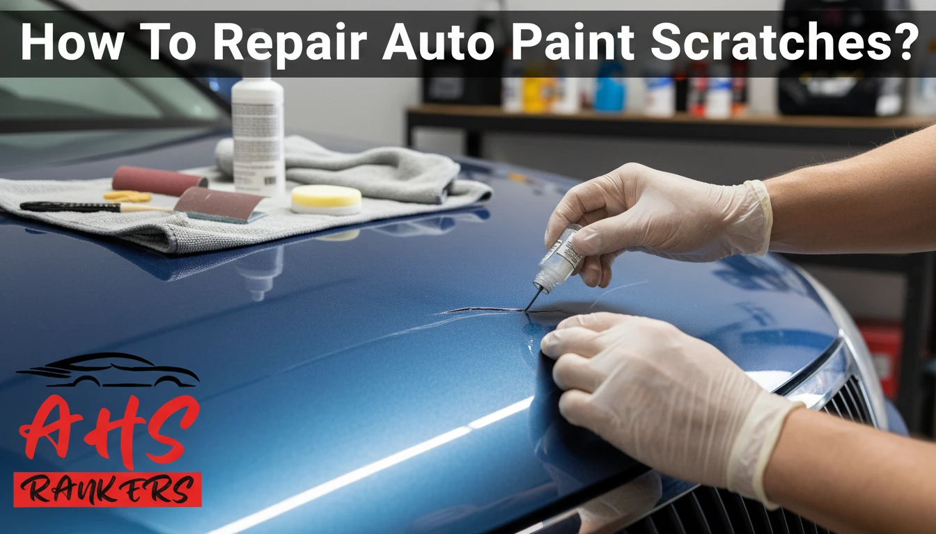How to repair auto paint scratches
