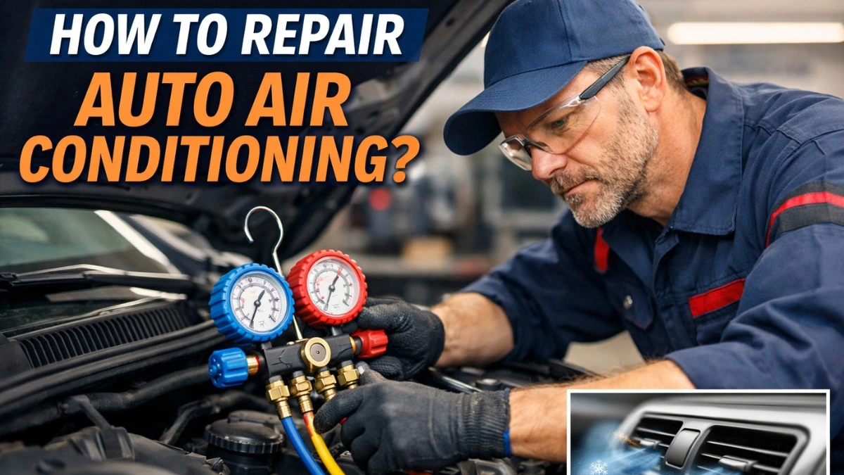 how to repair auto air conditioning