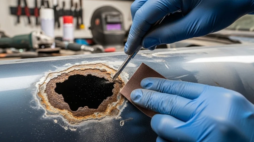 How To Repair Auto Body Rust Holes? Fix Rust Damage! - AHS Rankers